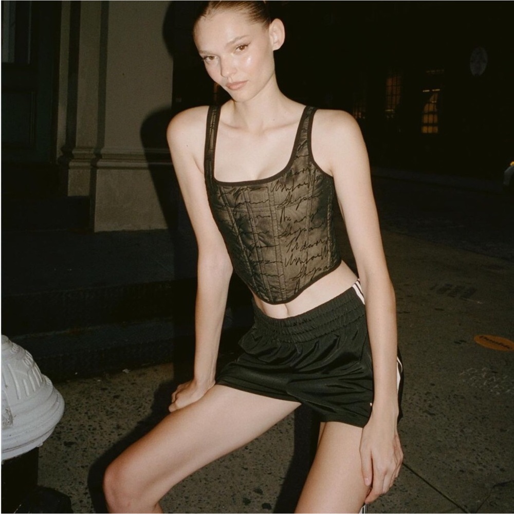 With Jean Alyssa black corset XXS